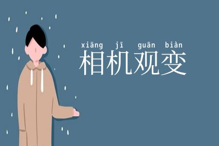 相机观变