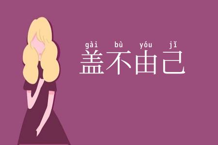 盖不由己