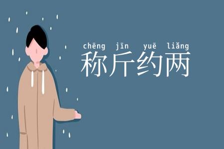 称斤约两