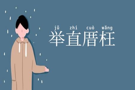 举直厝枉
