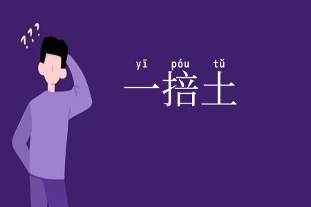 一掊土