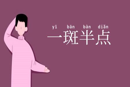 一斑半点