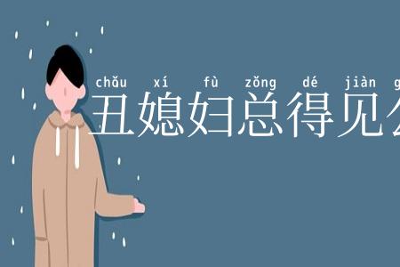 丑媳妇总得见公婆