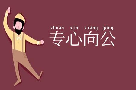 专心向公