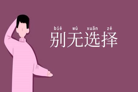 别无选择