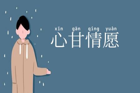心甘情愿