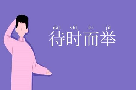 待时而举