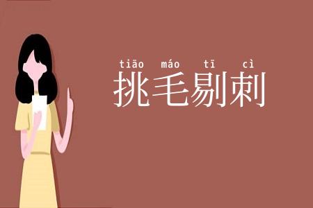 挑毛剔刺
