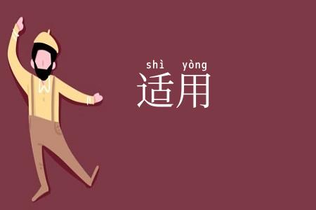 适用