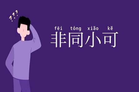 非同小可